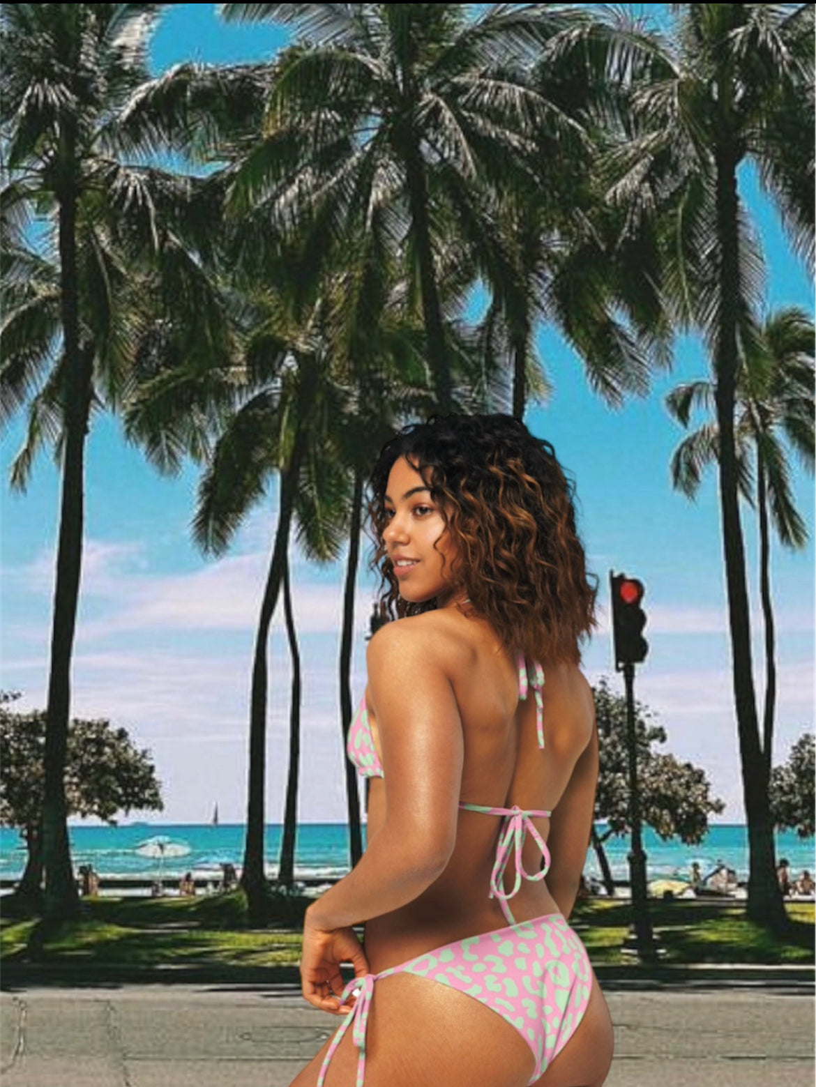 Ally bikini top Candy