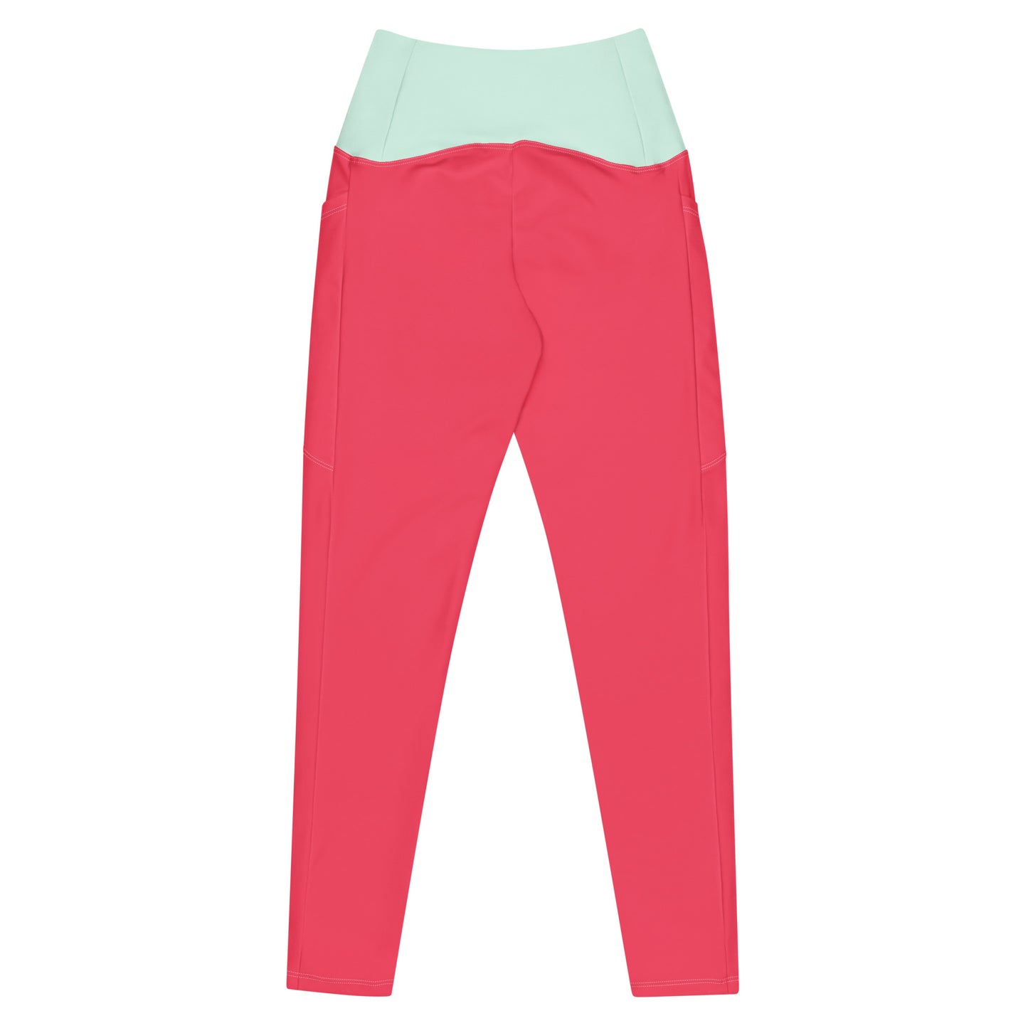 Crossover leggings with pockets