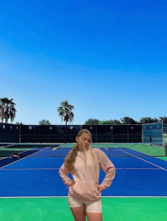 Tennis Hoodie Pink