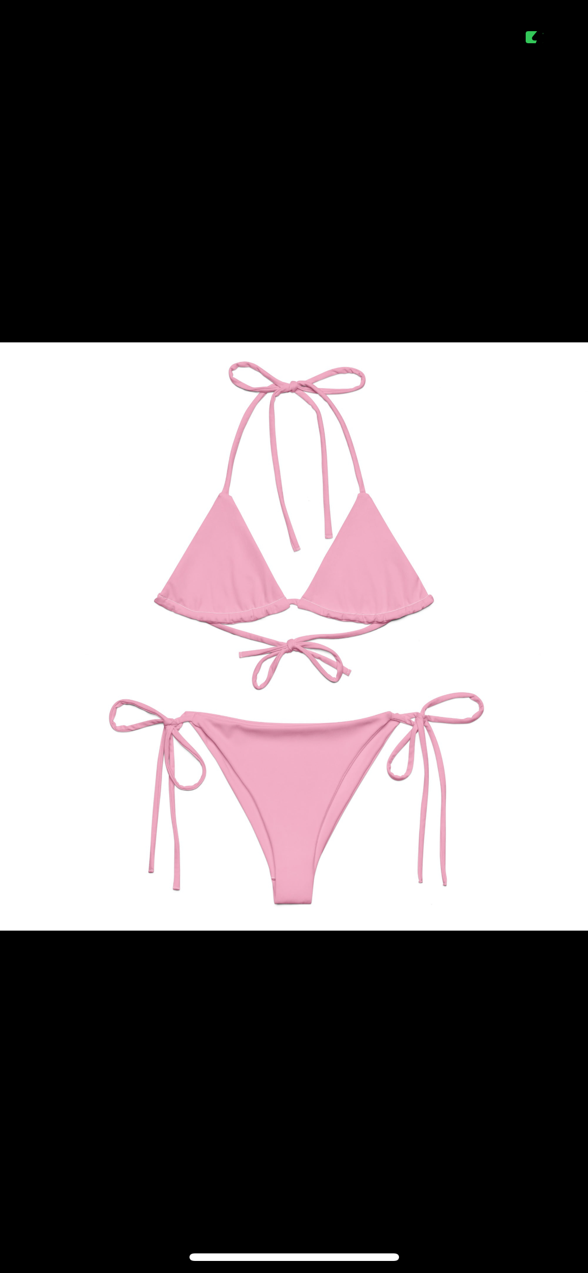 Ally bikini bottom Pink