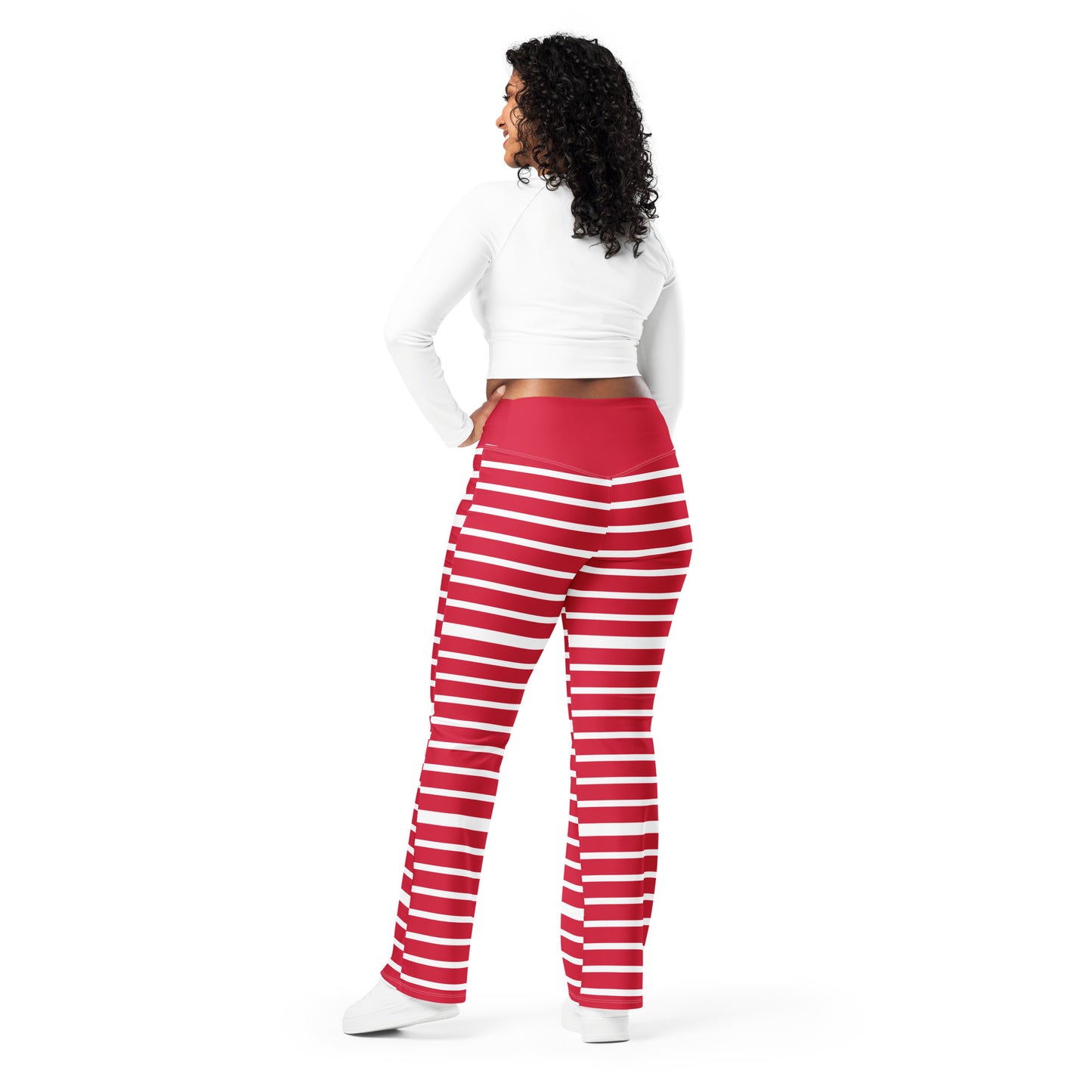 Miami Flare pants Cherry