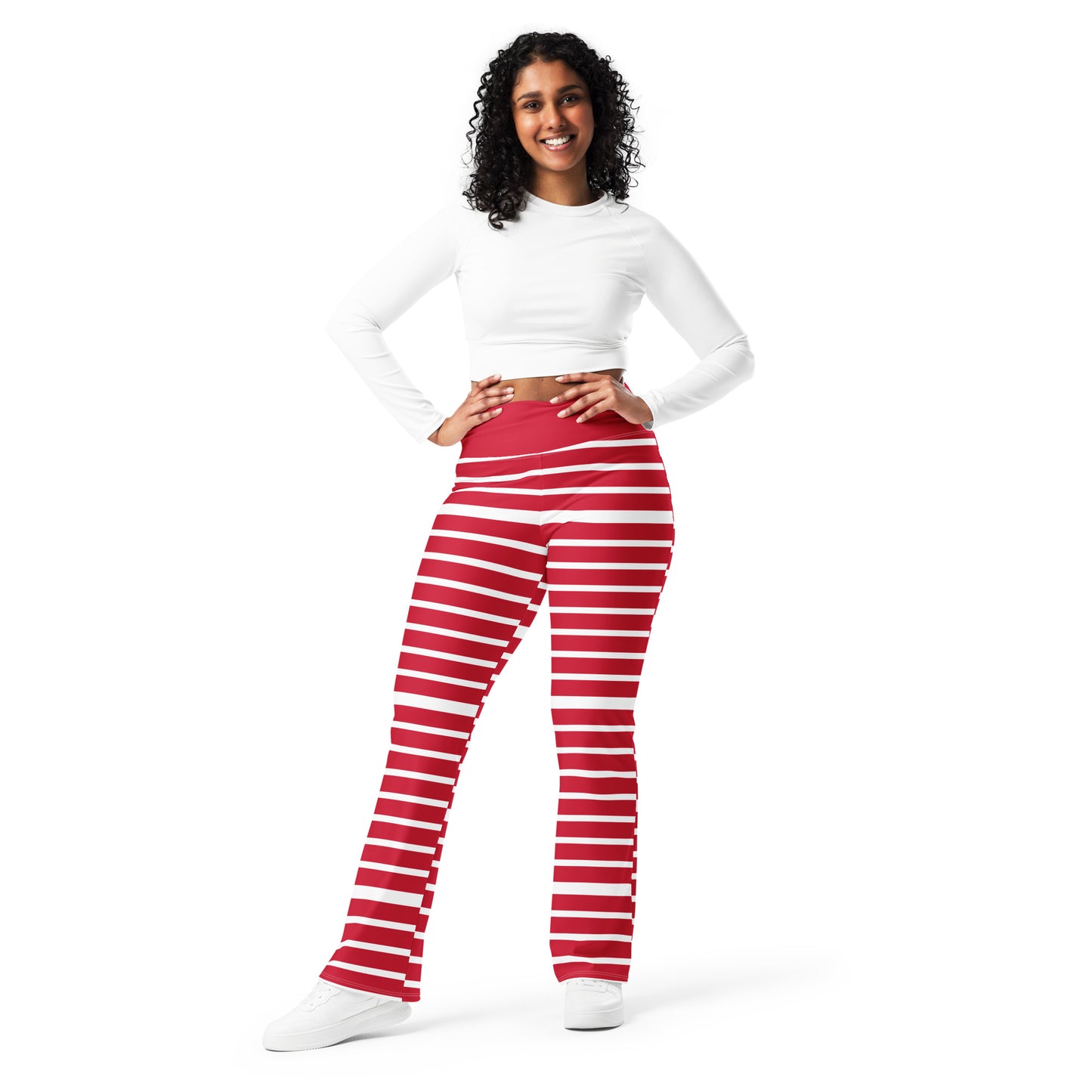 Miami Flare pants Cherry