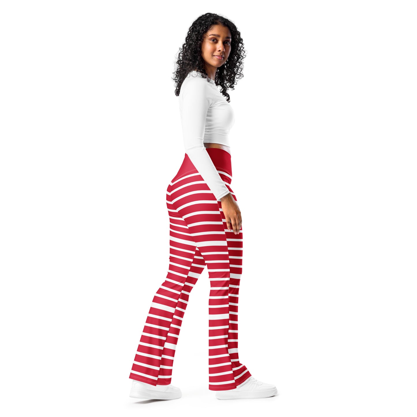 Miami Flare pants Cherry