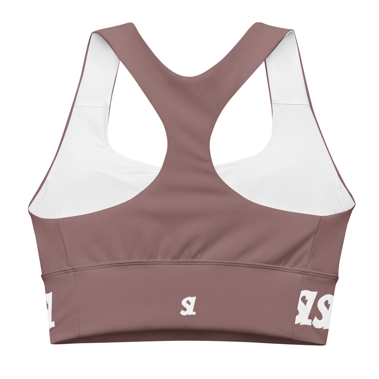 Logo sports bra bronze