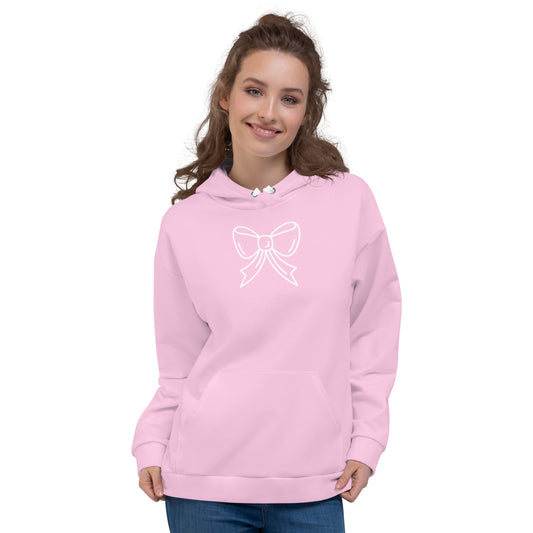 Bow Hoodie Pink