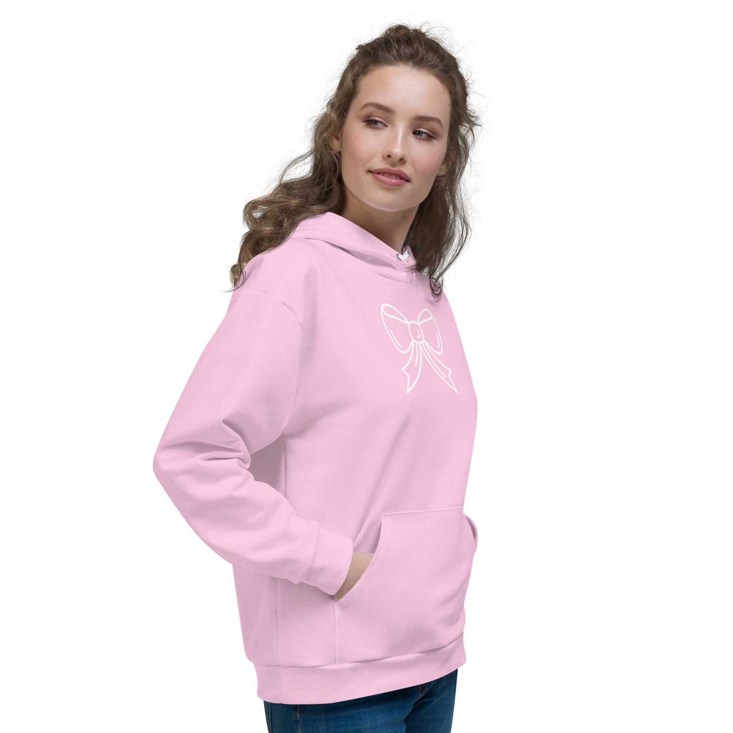 Bow Hoodie Pink