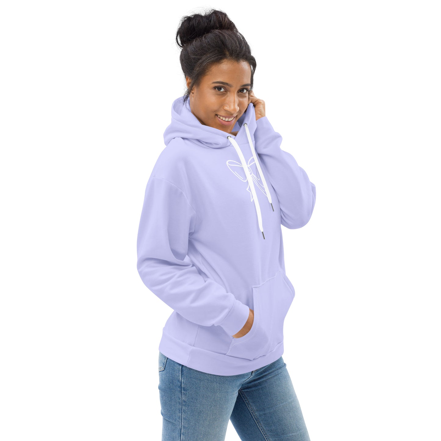 Bow Hoodie Lilac