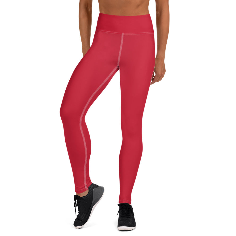 Logo Leggings Cherry