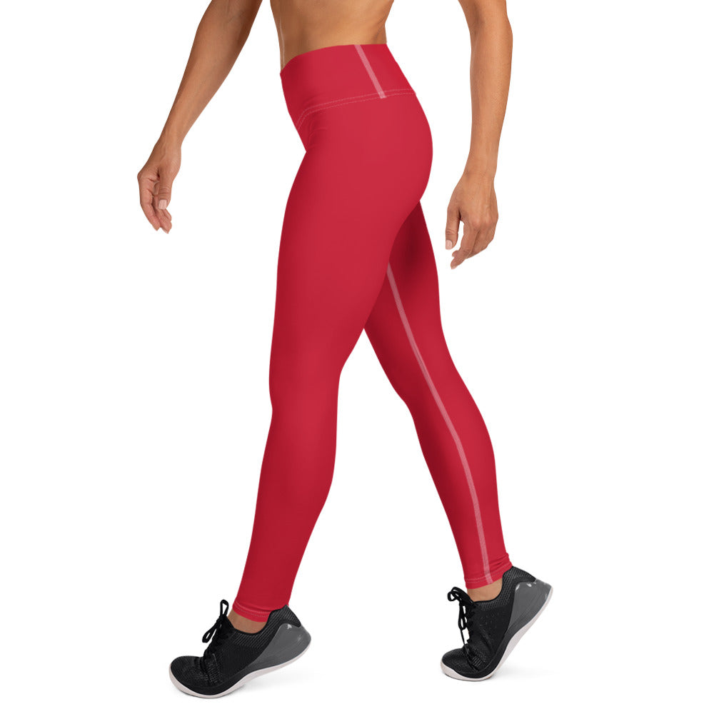 Logo Leggings Cherry