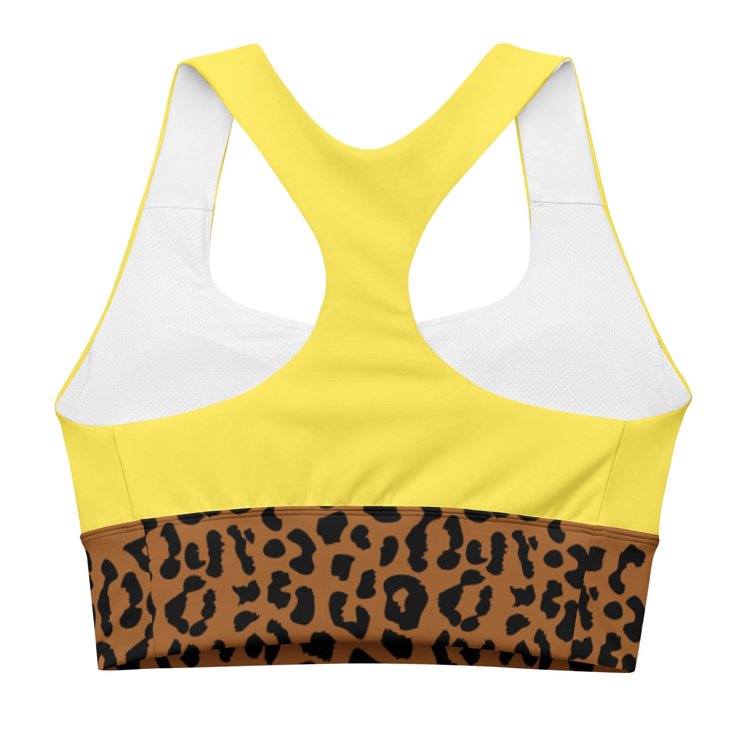 Brooklyn sports bra Yellow Leopard